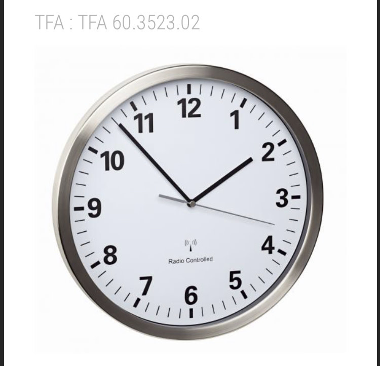 Wandklok TFA.60.3523.02
