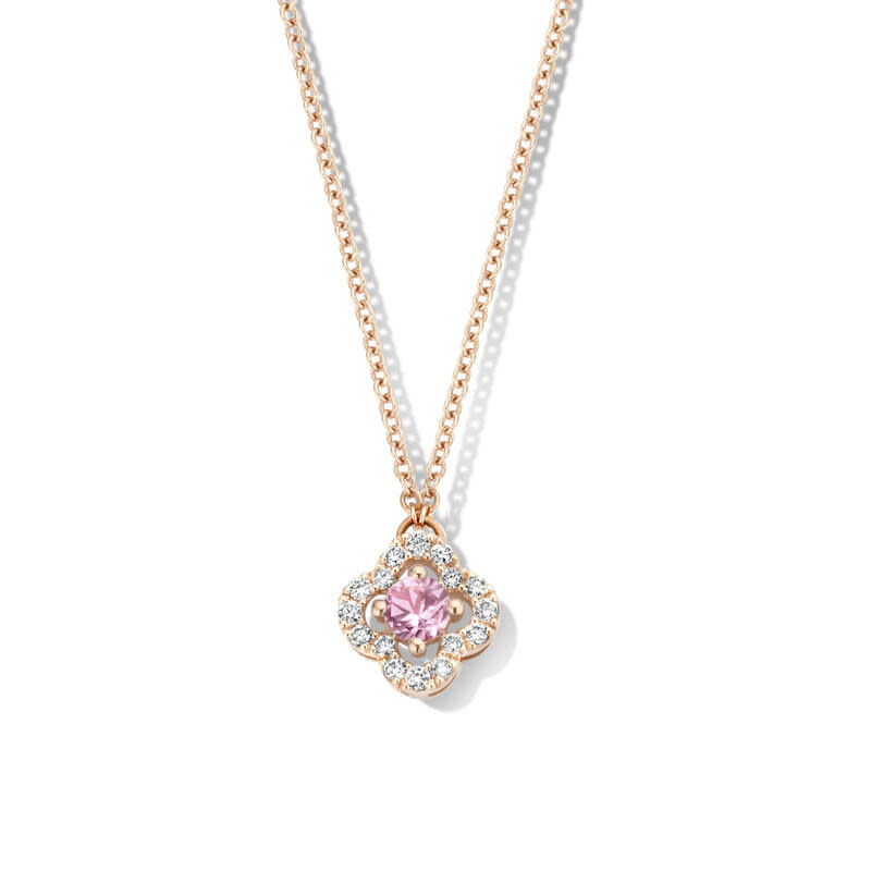 Halsketting Ros Goud 18kt 062387/XA Roz Saf