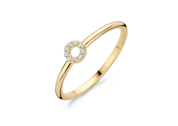 Ring Geel Goud 14kt Blush 1217YZI/52