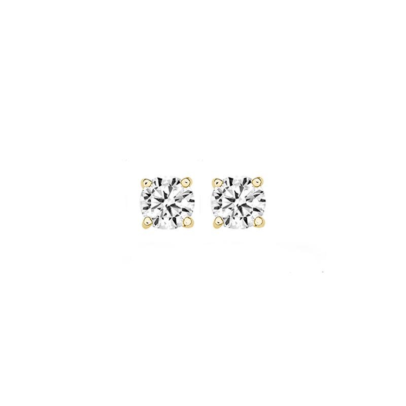 Oorbellen Blush Geel Goud 14kt 7127YZI Zirko