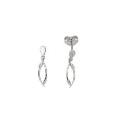 Oorslingers Wit Goud 18kt GO2861WB Briljant