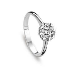 Ring Wit Goud 18kt GR2975WB maat 55