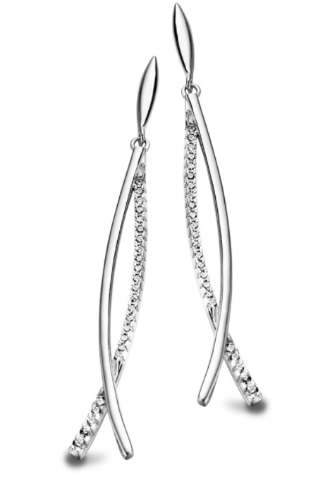 Oorbellen Silver Rose Zilver EA6591W