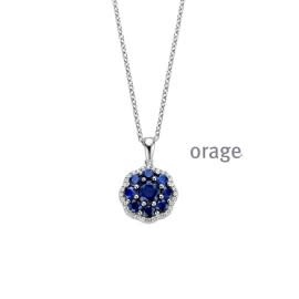 Halsketting Orage AS221 Zilver