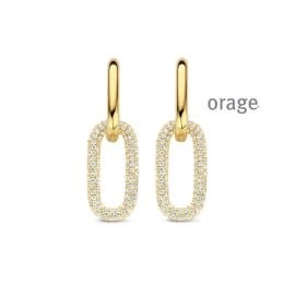 Oorbellen Orage AS126 Zilver Verguld