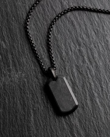 Halsketting Heren Gemini NNT2 Imperium Black Carbon