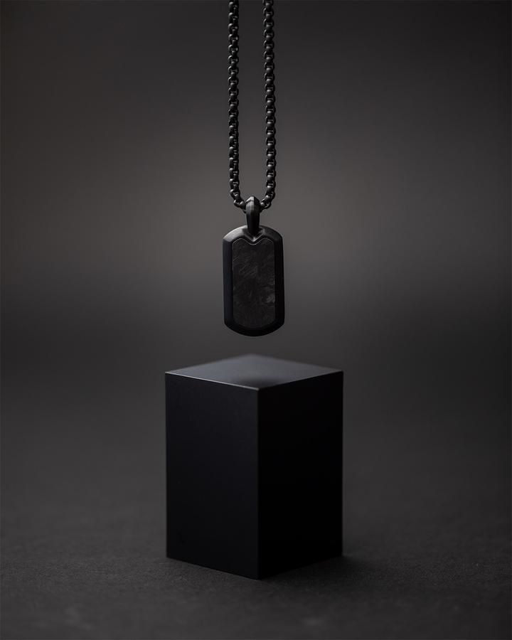 Halsketting Heren Gemini NNT2 Imperium Black Carbon