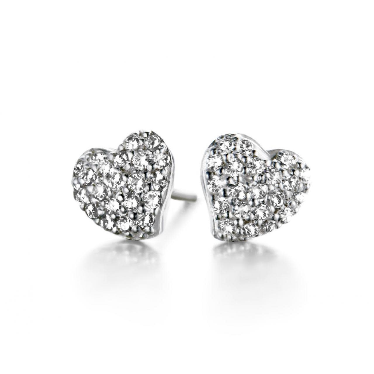 Oorbellen Spirit Icons 40011 Zilver Glowing Heart Stud