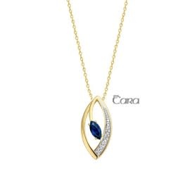 Hanger 18kt CA013 Saffier 0.015 ct