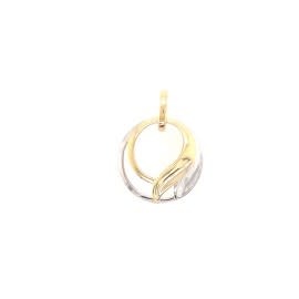 Hanger Bicolor Wit/Geel Goud 18kt Z228868