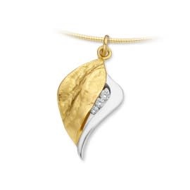 Hanger Goud 18kt C905 Zirconia