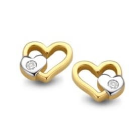 Oorbellen Geel Goud 18kt G42743/06 Zirconia