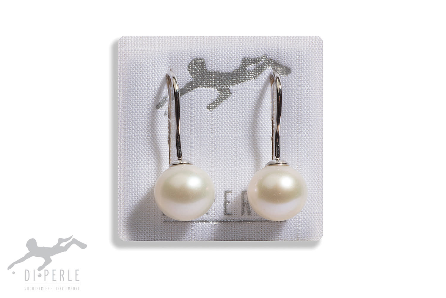 Oorhangers Goud 14kt Zw Parel Wit 09952210