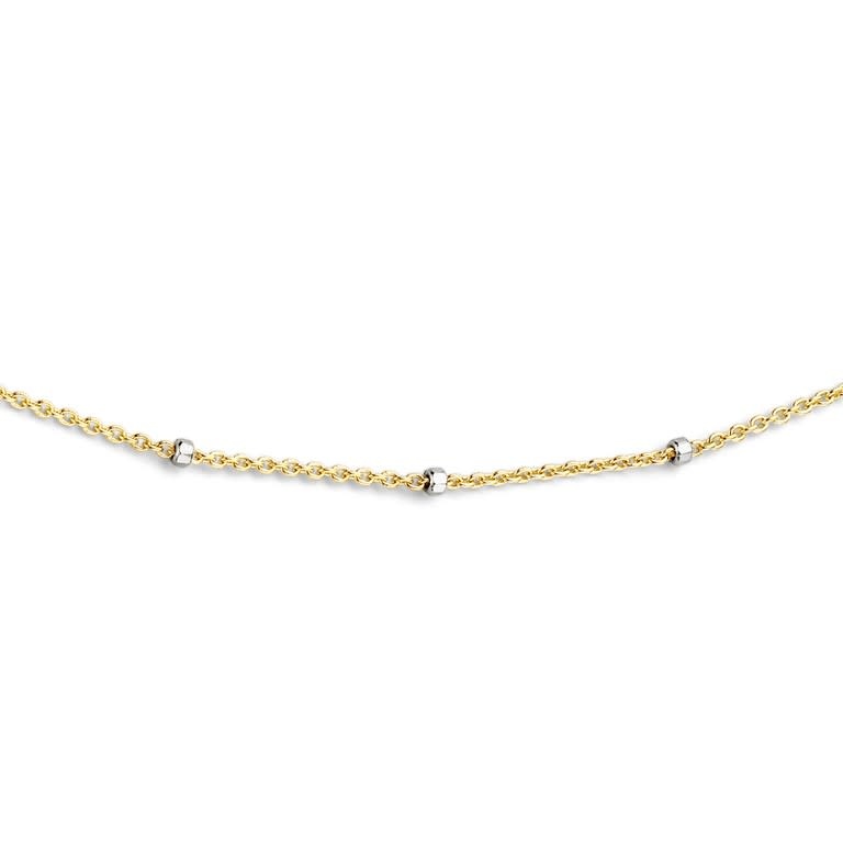 Halsketting Wit Goud 18kt CO1135W45