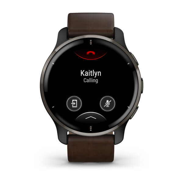 Garmin 010-02496-15 Venu 2 Plus Bruin Leder