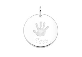 Hanger Tresor Zil B536 graveerplaat handafdruk baby