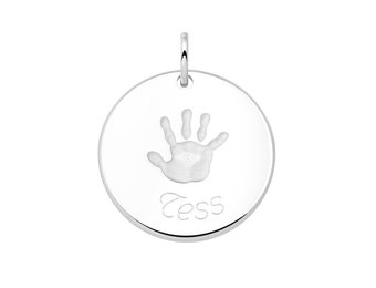 Hanger Tresor Zil B536 graveerplaat handafdruk baby