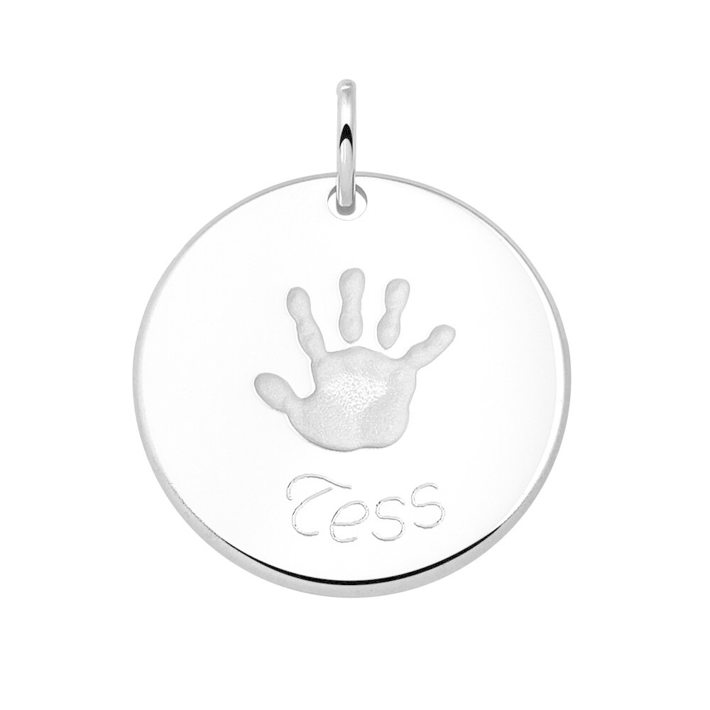Hanger Tresor Zil B536 graveerplaat handafdruk baby