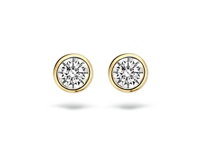 Oorbellen Blush Geel Goud 14kt 7257YZI