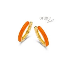 Creolen Orage Teenz T532 Oranje Zilver