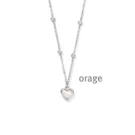 Halsketting Orage AS417 Zilver Parelmoer