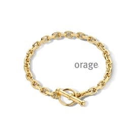 Armband Orage AS410 Staal Verguld