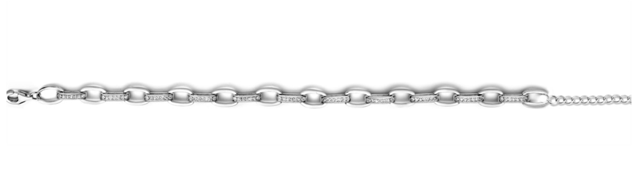 Armband Silver Rose Zilver BR2020W-18cm