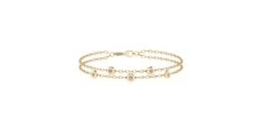 Armband Geel Goud 18kt Br 0.15ct BF12578-17