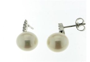 Oorbellen Wit Goud 18kt 052835/PA