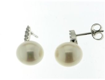 Oorbellen Wit Goud 18kt 052835/PA