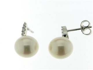 Oorbellen Wit Goud 18kt 052835/PA