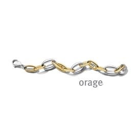 Armband Orage AT147 in staal bicolor