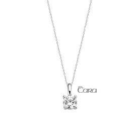 Hanger Wit Goud 18kt CA043 Zirkonium