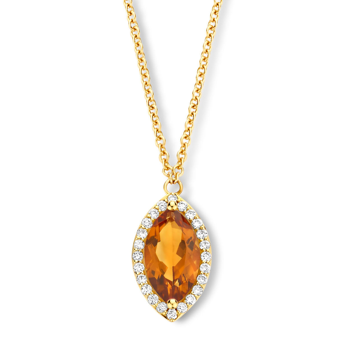 One More Goud 18kt 065176KA Oranje Citrien