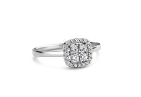 Ring Wit Goud 18kt GR4121WZ