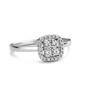 Ring Wit Goud 18kt GR4121WZ