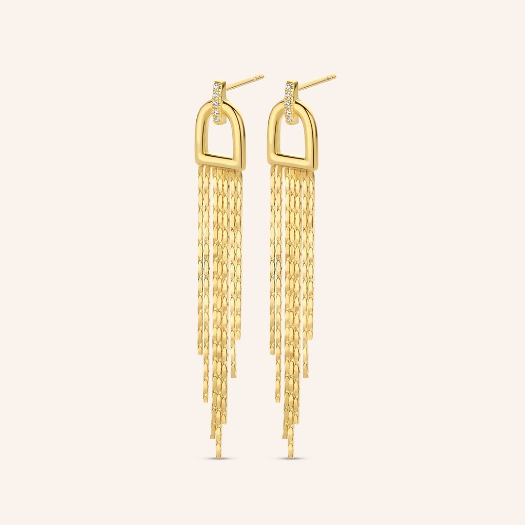 Arch Earrings - Zilver Verguld