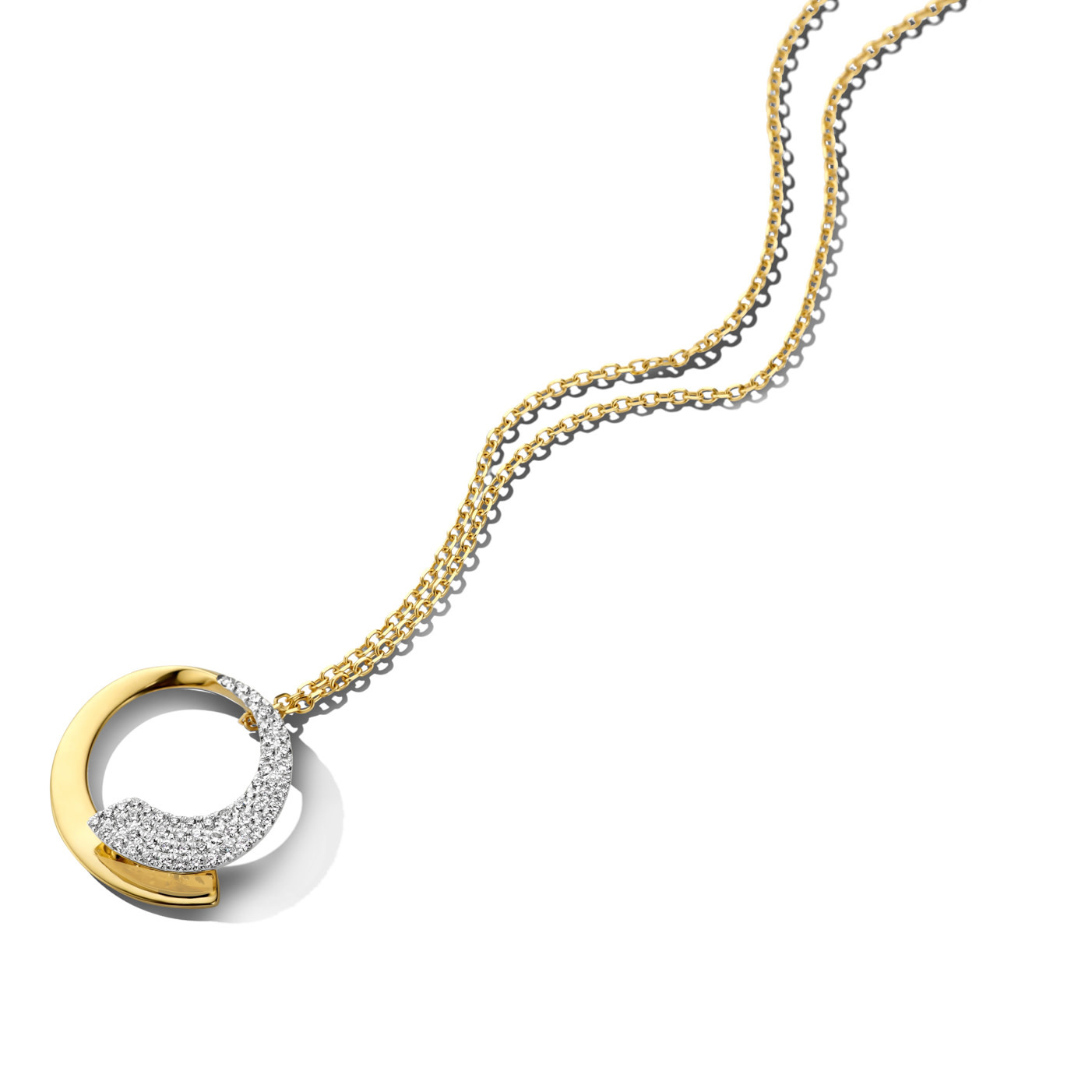 Halsketting Geel Goud 18kt P46948-17