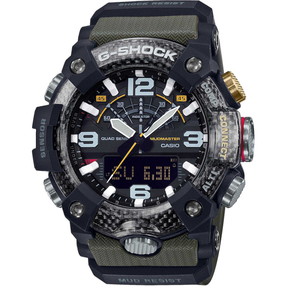 Casio GMG-100-1A3ER Mudmaster Radio-controlled Solar