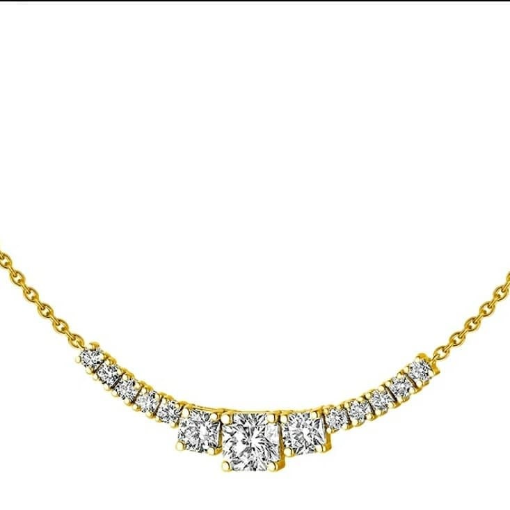 Halsketting met hanger Flanders 18kt Goud 222H