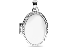 Medaillon/Ashanger Zilver Ovaal 148S