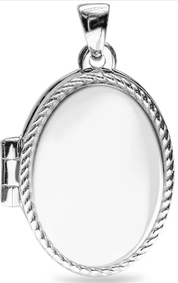 Medaillon/Ashanger Zilver Ovaal 148S