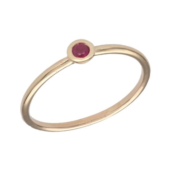 Ring Goud 18kt Ruby AN-46466RU-52