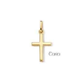 Hanger Kruis Geel Goud 18kt CA321