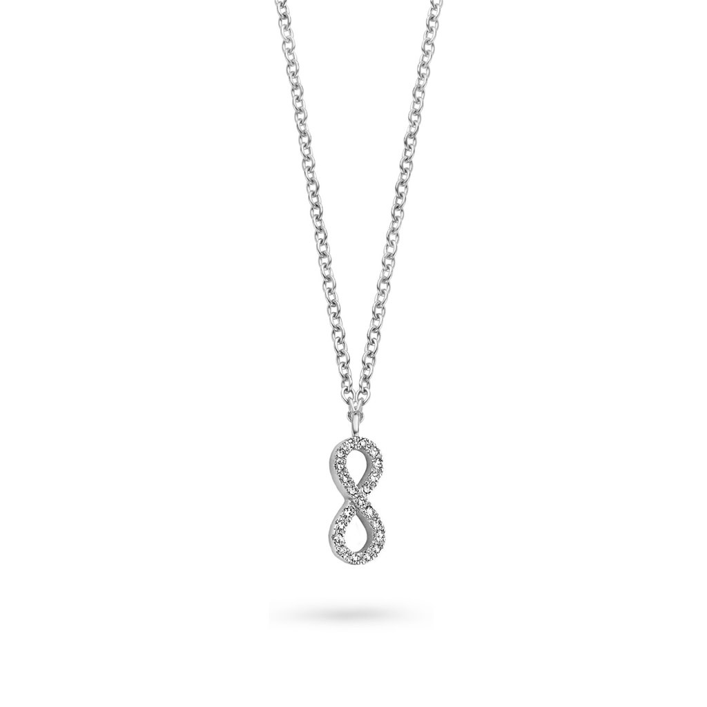 Infinity Necklace - 38-42 cm - Zilver Briljant