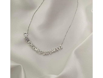 Hanger Letter Q zilver