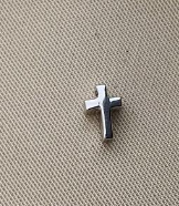 Hanger kruisje zilver