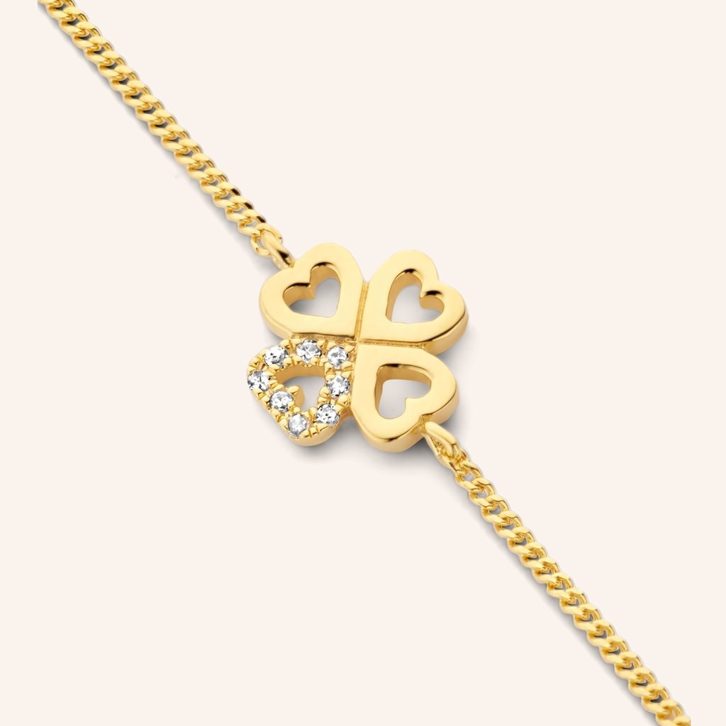 Chance Bracelet - Zilver Verguld Briljant