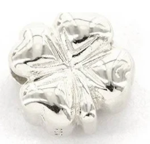 Hanger klavertje vier zilver