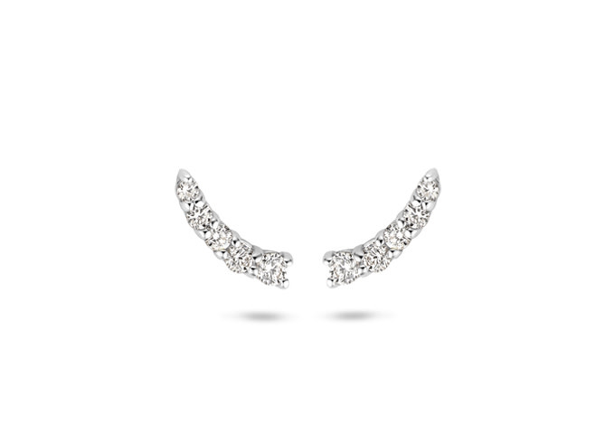 Oorbellen Blush Wit Goud 14kt 7319WZI Maantjes
